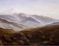 Friedrich Caspar David Riesengebirge Memories of the Riesengebirge  - Hermitage